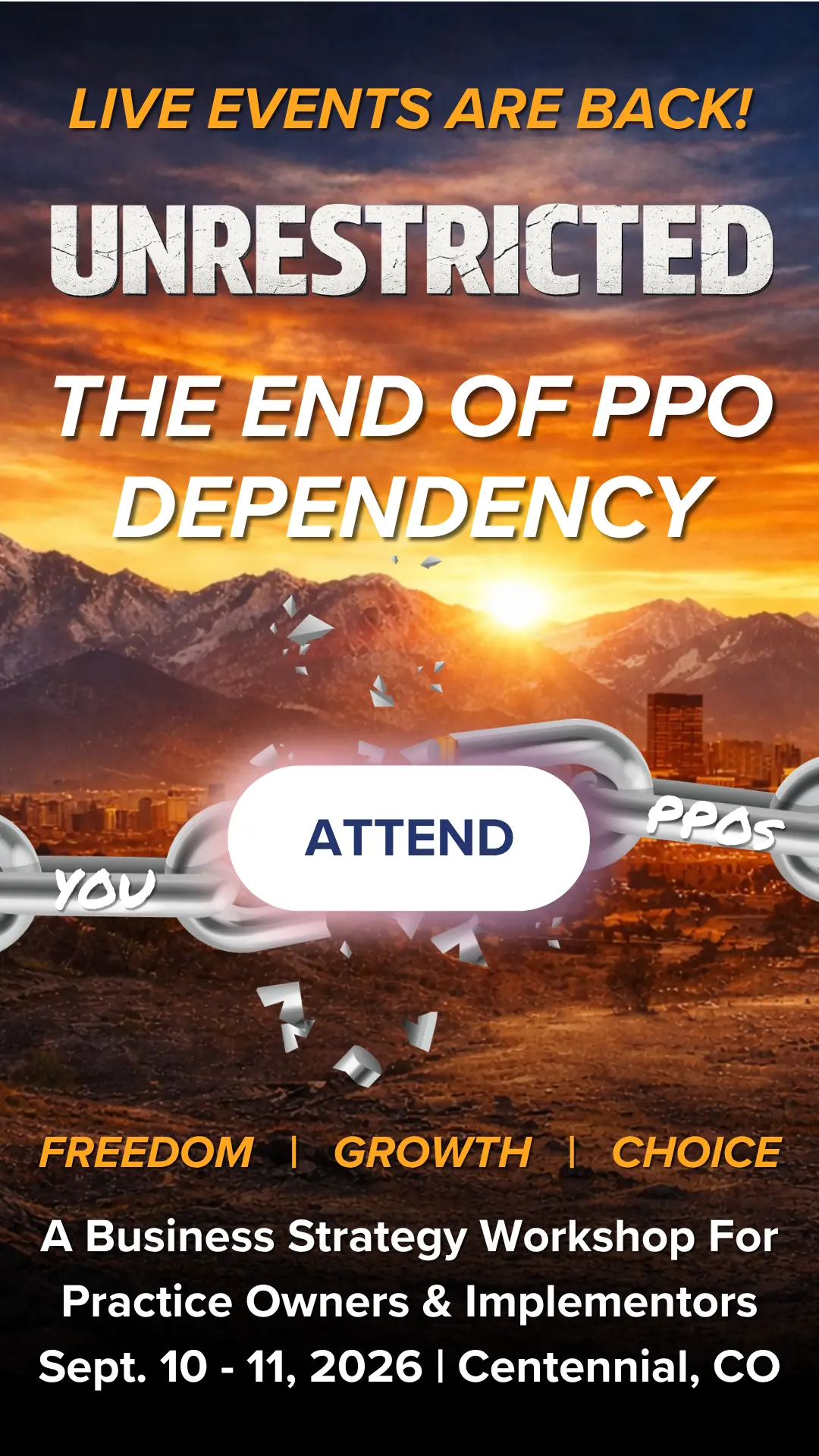 Unrestricted Event - The End of PPO Dependency